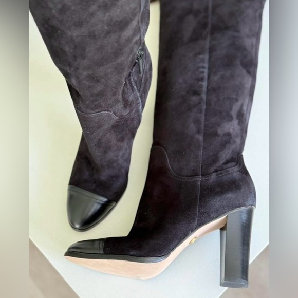 Veronica Beard Conrad Over-the-Knee Boots - Picture 2 of 2